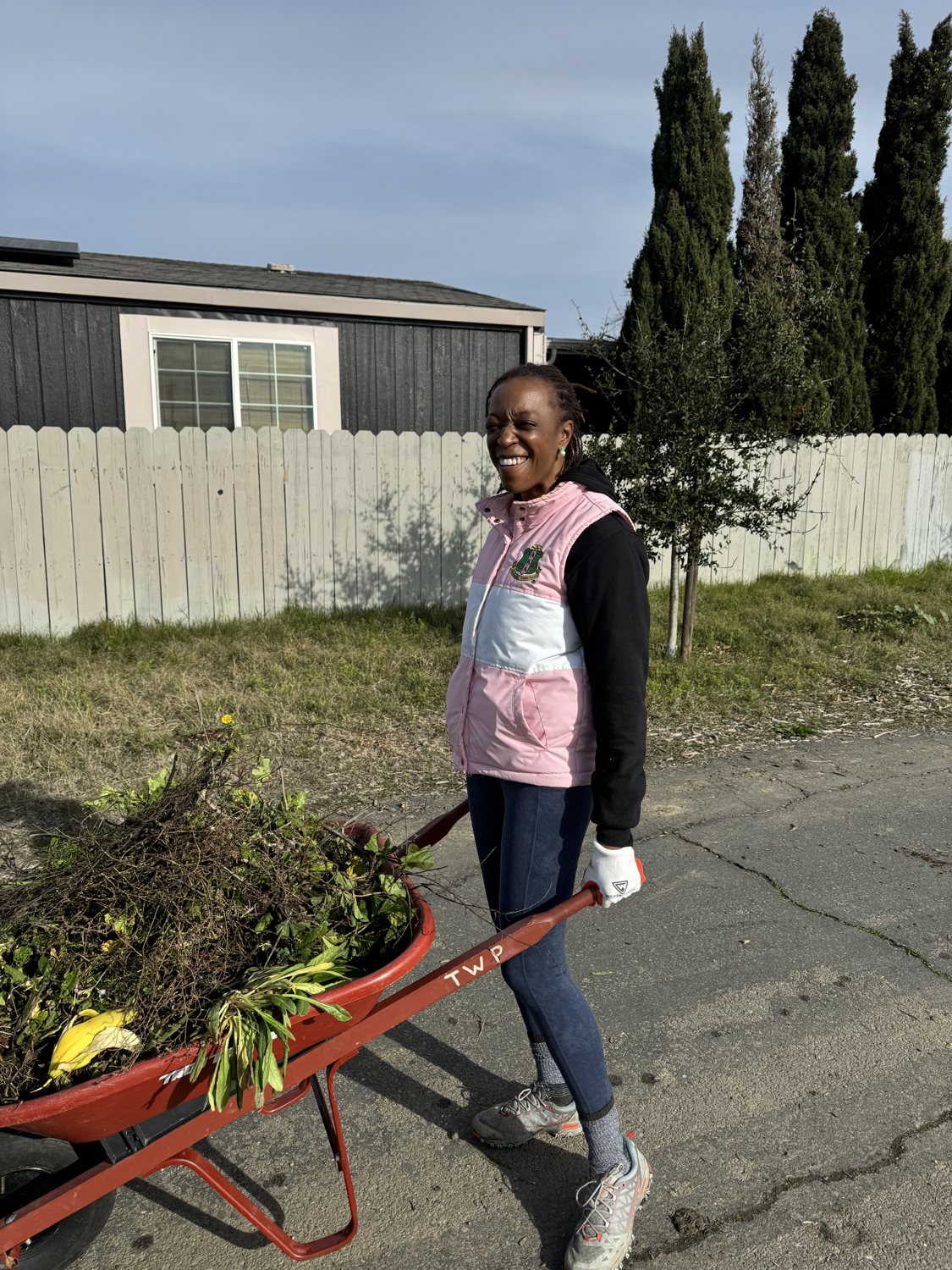 Nikki Lasley rolling up her sleeves on community service
